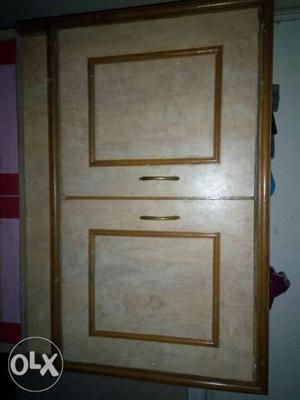 Brown Wooden 2-door Cabinet