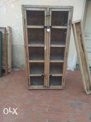 Brown Wooden pegion Cage