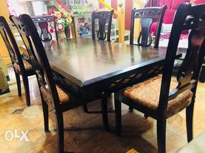 Dining set of 6.. unused condition for details