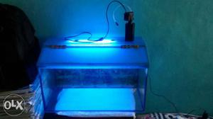 Fish tank with tube light and motor in good