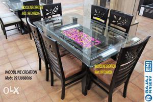 SAAG WOOD 6 Six Seater Wooden Dinning Table