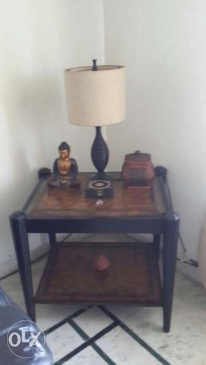 Set of coffee table and two end tables