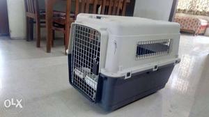 White And Black Pet Carrier