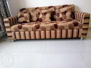 Wooden sofa 3 seater
