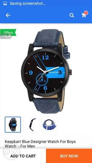 750₹ rate nice look watch, no complient check