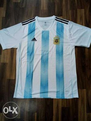 Argentina home FIFA  Adidas Soccer Jersey