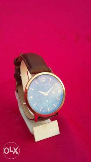 Armani 1 copy dhai kanta second brand watch