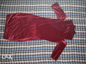 Black/red colour Velvet dress brand new size