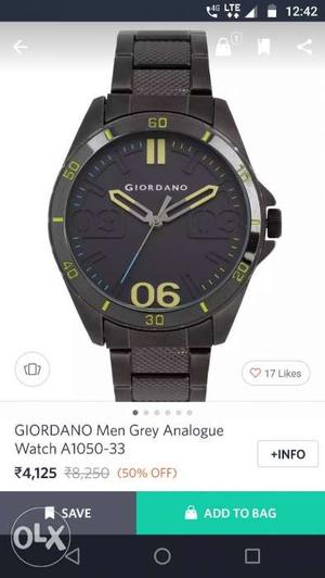Brand New with tag, Giodarno watch bought from