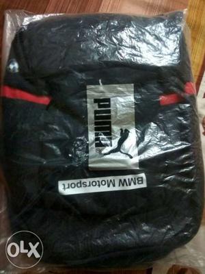 Brand new PUMA BMW bagpack, Price tag with bill
