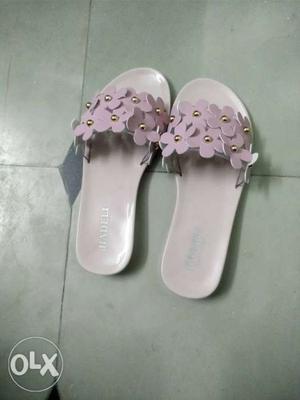 Brand new all purpose fancy slippers unused pink