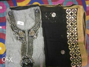 Chanderi silk, with shifaun dupatta and plan