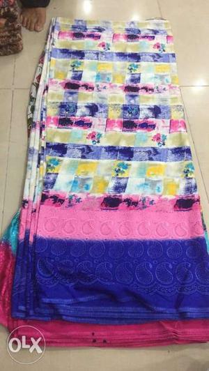 Cotton banarsi fansi net print cotton dupatta etc Kam damo