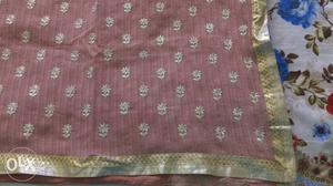 Designer Georgette partywear sari with full