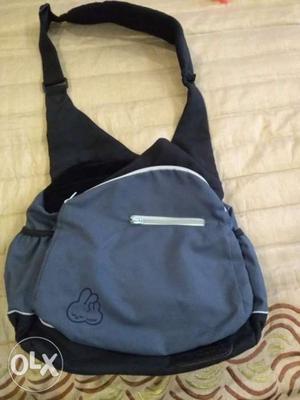 Diaper bag in good condition with the bottle