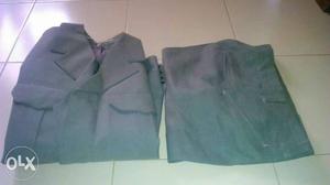 Gray colour jacket & pant used,