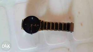 IIK Wrist watch black and silver belt. if