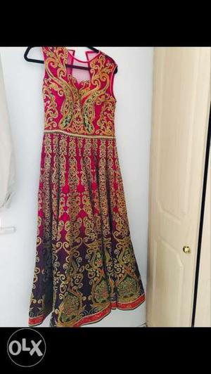 Indian heavy suit with matching dupatta and