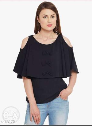 #New #trendy #cold shoulder top #resonable price