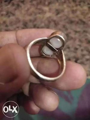 Pure silver ring