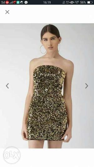Sequined bodycon dress... used only once...in