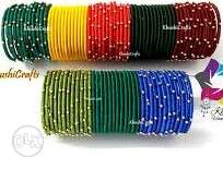 Silk Thread bangles(All colours available & One