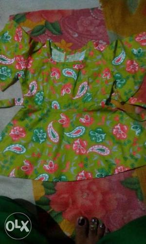 Urjent sell 1yrs new cotton dress each one 70