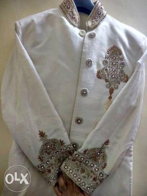 Wedding groom sherwani in almost new condition,