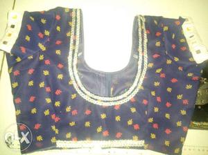 Women's Black, Red, And Yellow Crop Top