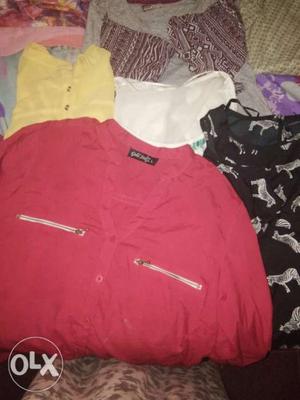 All branded M size 5 tops for 