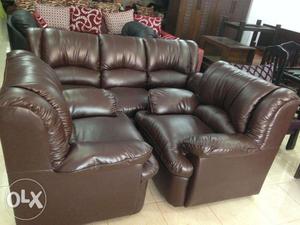 (BRAND NEW) Adilaid sofa set in brown colour