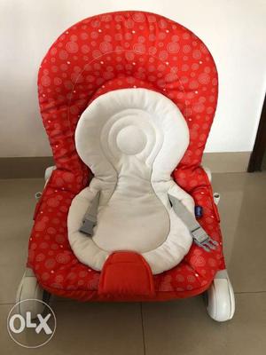 Baby's Red And White Bouncer