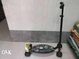 Black And Grey Kick Scooter