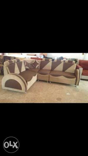 Brand new brown sofa set