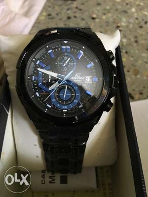 Brand new casio edifice with box only few pieces