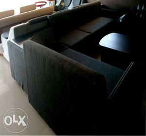 Brand new corner sofa jute type MRP  EMI