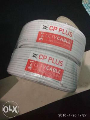 Cp plus 3+1cctv wire full coper 1pair