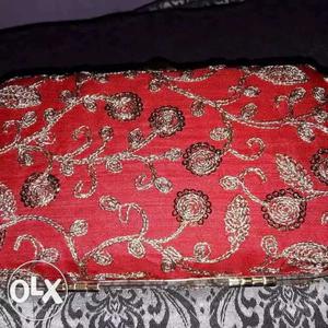 Designer brand new traditional clucth bag