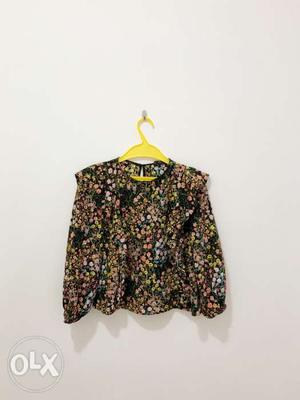 From zara floral top