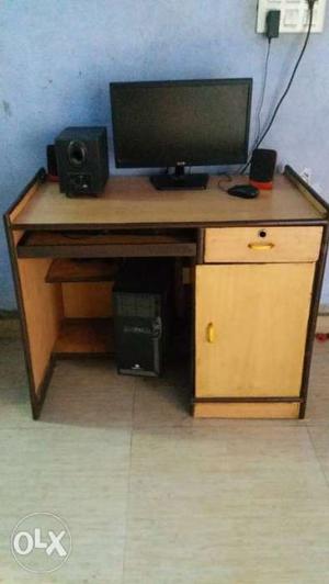 Home made computer table