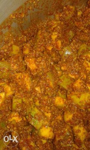 Home made mango pickal use in masrard oil 1 kg