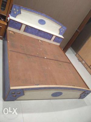 King size bed in teakwood and 18mm ply,