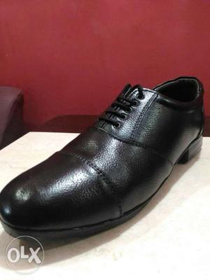 Leather Police Shoes. - 100% Genuine Leather Hand