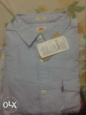 Levis blue cotton shirt, brand new, got it as a