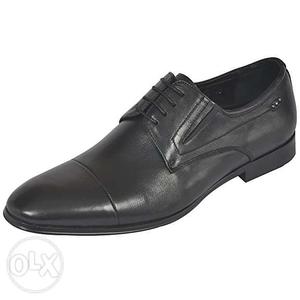 Louis Alberti Men's Black Leather Formal Shoes