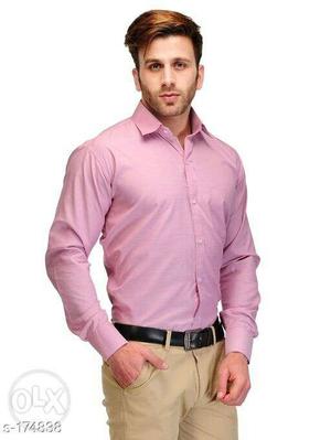 Men's Pink Dress Shirt