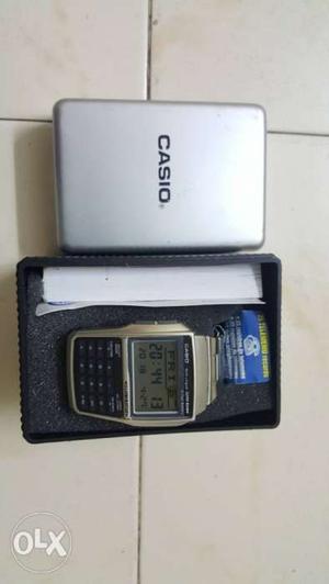 New casio calculator watch. Not used even once.