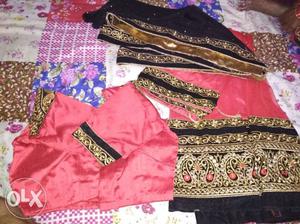 New full length lehnga only one time used