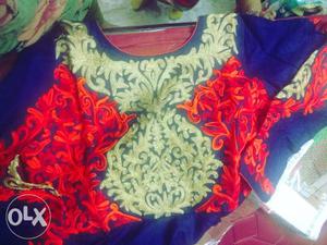 New gown full zari n thread work Amazing piece