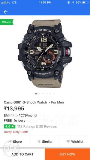 ORIGINAL G-Shock Watch 1 month used